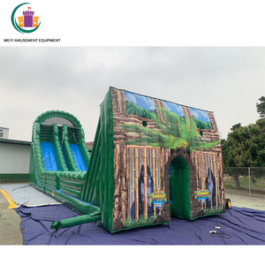 Glissière gonflable de forêt d'orang-outan équipement de <span class=keywords><strong>tyrolienne</strong></span> <span class=keywords><strong>jeux</strong></span> géants de <span class=keywords><strong>tyrolienne</strong></span> extérieure en PVC pour adultes comprend un accessoire de souffleur - Product Image 3