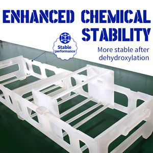 Barco de oblea de vidrio de cuarzo personalizado para transportar la oblea de silicio solar semiconductor fotovoltaico en el horno de difusión - Product Image 5