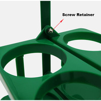 Pliable Pliable Logo Personnalisé 4 Porte-Bouteille De Boisson De Stockage Rack Porte-Bouteille De Vin Transporteur Panier De Bière En Plastique