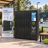 Özel Akıllı Spor Ekipmanları Kiralama Dolabı (Tenis Raketleri, Padel Raketleri, Kulüpler, Okullar ve Tatil Köyleri için)