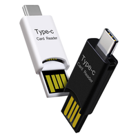 Lector de Tarjetas Externo 2 en 1 JAYA JY-1036 USB y Tipo-C para Teléfono y PC - USB 2.0, Tarjeta TF, Plug and Play, Amplia Compatibilidad