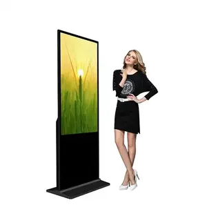 Nieuwe 55 Inch Indoor Vloerstandaard Digital Signage Speler Led Video Wall Lcd Indoor Led Display Sdk 2 Jaar