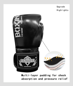 Guantes de <span class=keywords><strong>Boxeo</strong></span> Profesionales de Cuero para Entrenamiento, Diseño de Logotipo Personalizado, Envío Rápido, Fabricante Directo, Garantía de Calidad - Product Image 5