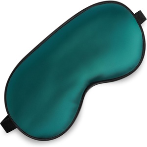 Masque de sommeil en satin de soie personnalisé avec logo, sangle réglable, masque de nuit pour femmes et hommes, durable, pour les voyages, cadeau pour les demoiselles d'honneur - Product Image 1