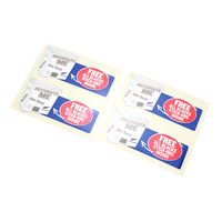 Autocollant levis table, étiquette de bouteille, sur mesure, de haute qualité, à offrir