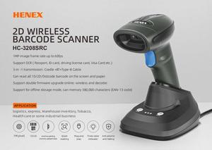Henex USB giao diện hộ chiếu máy quét Đầu đọc OCR mã & QR Mã máy quét mã vạch súng máy đọc thẻ cho CZ hộ chiếu - Product Image 5