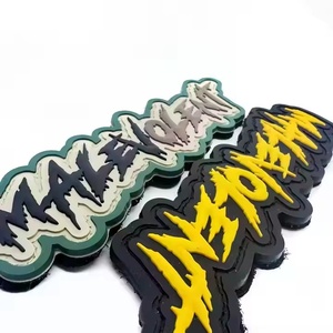 Pure Made To Order Facility Precision Cast 2D Soft Rubber Polyvinyl Chloride Iron On Washable Badge Tag pvc patch - Product Image 2