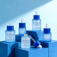 Botella de Vidrio Ámbar Redonda con Gotero y Logotipo Personalizado, 15ml 20ml 30ml 40ml 50ml para Aceite Esencial