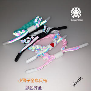 <span class=keywords><strong>Europe</strong></span> et États-Unis vente chaude petit lion bracelet lacet tressé bracelet holographique réfléchissant couple bracelet - Product Image 2