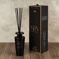 Diffuseur d'arôme de roseau d'huile essentielle de bureau de luxe de bouteille ronde de série de Mescente SPA pour le parfum à la maison