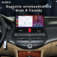 AIJIA Autoradio Android pour lecteur DVD, navigation multimédia, vidéo, navigation BT, GPS, DSP pour Honda Accord-8TH 2008-2013