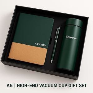 Set de Regalo Ejecutivo con Libreta A5 de Corcho, Botella Térmica y Bolígrafo para Premios de Personal de Oficina y Socios Comerciales VIP - Product Image 5