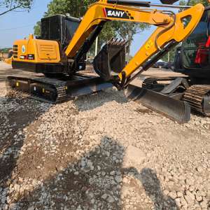 Basso tempo di servizio utilizzato Sany SY60 idraulico piccolo escavatore 6Ton seconda mano costruzione attrezzature scavatore per merci vendono Sany <span class=keywords><strong>60</strong></span> - Product Image 3