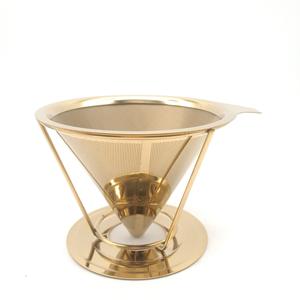 Filtre à café à main multifonction écologique en acier inoxydable 304 usiné sur mesure gravé à double entonnoir réutilisable pour la maison - Product Image 5