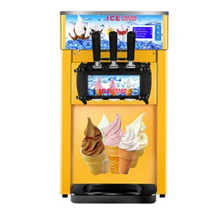 Machine à crème glacée de service mou de saveurs mélangées machine à crème glacée de yaourt glacé