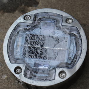 2 panneaux solaires led, aluminium, yeux de chat, marqueur de route, pour camion, clou de route - Product Image 2