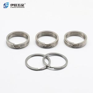 Llaveros de acero inoxidable YIWANG, accesorios de joyería, llavero Plano dividido, llaveros - Product Image 3