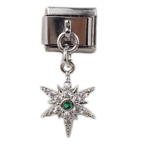 Nueva Serie de Colgantes de Pulsera Modular Estilo Italiano, Trébol de Cuatro Hojas Plateado, Diseño Personalizado, Cadena de Ensamblaje Chapada en Oro - Product Image 6