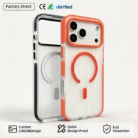 Coque de téléphone magnétique puissante 2500 Gauss, antichoc en TPE à toucher ondulé, vente en gros pour iPhone 18 17 16 15 Pro Max