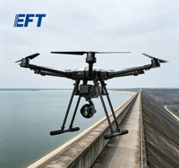 Kit de drone hexacoptère EFT X6100 PNP avec moteurs préinstallés, empattement de 1000 mm, étanche, modulaire, pour inspection industrielle