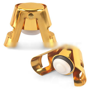 Tapón de Acero Inoxidable CL358 para Champaña, Herramienta de Bar, Sellador de Botellas de Vino Espumoso, Tipo Push Inflable, Venta al por Mayor - Product Image 2