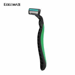 Factory Triple Blades <strong>Disposable</strong> Shaving <strong>Razor</strong> for Men Pivoting Cartridge match with Rubber Handle for Comfortable Shaving - Product Image 5