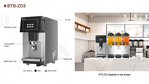 Dispensador de hielo BTB, función continua de fabricación de hielo, acueducto recto, agua embotellada, purificada externa - Product Image 4