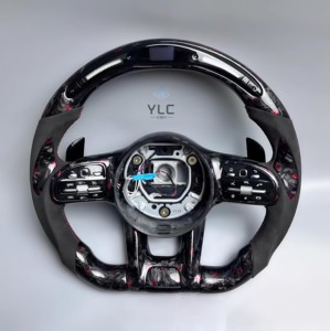 <span class=keywords><strong>Volante</strong></span> de fibra de carbono de carreras LED para <span class=keywords><strong>Mercedes</strong></span> Benz <span class=keywords><strong>2021</strong></span> <span class=keywords><strong>AMG</strong></span> GLC E C S G clase C43 C238 A45 G500 G63 <span class=keywords><strong>volante</strong></span> - Product Image 2