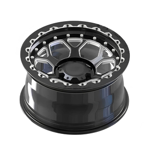 ล้อฟอร์จ Beadlock อัลลอยด์ 17x10J 18X6.5J 19X9J 20X10J ขอบลึก สำหรับรถออฟโรด มัสเซิลคาร์ แบบ 2 ชิ้น สีดำ GU/GQ Patrol 80 - Product Image 3