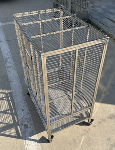 2024 fabrika paketlenmiş lüks kuş papağan Kennels profesyonel özel paslanmaz çelik sıcak satış çeşitli boyutları ağır taşıyıcı köpekler - Product Image 3