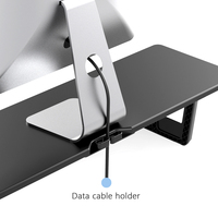 Support pour ordinateur portable à double écran Support de bureau pliable et allongé pour moniteur 17-30 "Support de jeu avec support de table