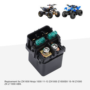 GOOFIT <span class=keywords><strong>Starter</strong></span> motor Solenoid, untuk Kawasaki ZX1000 Ninja 1000 11-13 ZX1000 Z1000SX 15-16 Z1000 ZX Z 1000 ABS - Product Image 6
