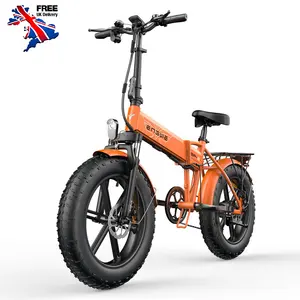 У нас в наличии в Великобритании) беспошлинно engwe EP-2 PRO 20 дюймов с толстыми покрышками складной Электрический Скутер мопед велосипеда 48V 750W 55км/ч велосипед электрический велосипед в европейском стиле