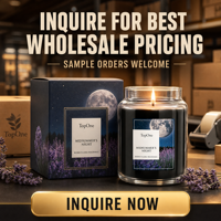 TopOne Bougies Parfumées 22oz Pot Verre Mélange Cire Soja Longue Tenue 150H Aromathérapie Déco Maison Coffret