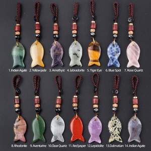 Vendite calde <span class=keywords><strong>ciondolo</strong></span> in <span class=keywords><strong>ametista</strong></span> <span class=keywords><strong>naturale</strong></span> pietre curative pesce portachiavi per collana a maglia a mano regalo - Product Image 5