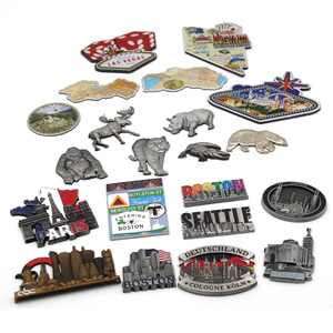 Logo personalizzato all'ingrosso eco-friendly in metallo a forma di <span class=keywords><strong>paese</strong></span> città punto di riferimento da viaggio in smalto per frigo con Logo personalizzato-promozionale a buon mercato - Product Image 3