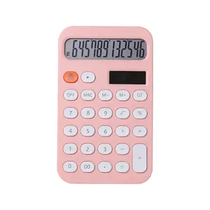 Calculadora electrónica Copllent, calculadora Solar portátil pequeña, papelería para estudiantes, calculadora Digital de pantalla grande 12 dedicada