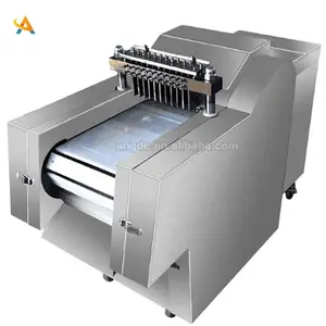 Industriële Rundvlees Dicer Blokjes/Vlees Koud Snijmachine/Automatische Vlees Jerky Slicer