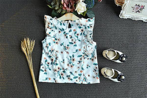 Ensemble de vêtements pour filles, veste florale + short, tenues d'été en deux pièces, vêtements pour enfants, boutique de vêtements pour enfants, fabricant de vêtements pour enfants - Product Image 5