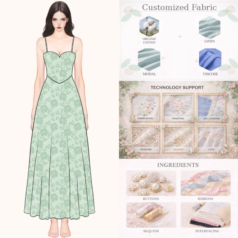 Verified Supplier Mint Green Short Lace Dress Natural Waistline Cut |  Alibaba.com