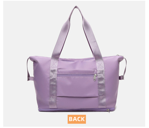 Sac à main pour femmes de grande capacité en gros, sac de voyage pliable pour femmes, sac fourre-tout en tissu Oxford imperméable - Product Image 3