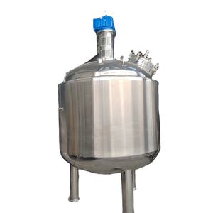 Ketel baja tahan karat 2000L langsung dari pabrik pencampur cairan tangki reaktor pompa pemanas uap mesin Motor inti PLC - Product Image 1