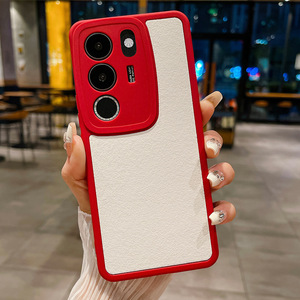 Funda para teléfono X200 Pro, funda protectora completa de alta gama con aspecto de cuero, resistente a los golpes - Product Image 5