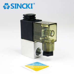 Neues SINCKI Air 2V025-06/08 G1/8 G1/4 Kleines Pneumatisches Magnetventil Zwei Positionen Zwei Wege 2/2 Mini Elektrisch DC24V DC12V - Product Image 3
