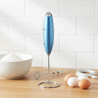 Mousseur à lait rechargeable en acier inoxydable, mousseur à lait portatif, appareil de cuisine électrique, mousseur pour café et thé