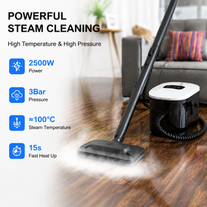 2500W High Pressure Steam <b>Cleaner</b> 3Bar Steam <b>Mop</b> 1600ml Water Tank 100°C Steam <b>Floor</b> <b>Cleaner</b> Household Cleaning Machine OEM ODM - Product Image 3