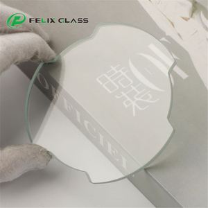 Lumière LED d'extérieur en verre trempé ultra-transparent irrégulier, avec design graphique personnalisé, instrument solide REACH pour la décoration de salon - Product Image 3