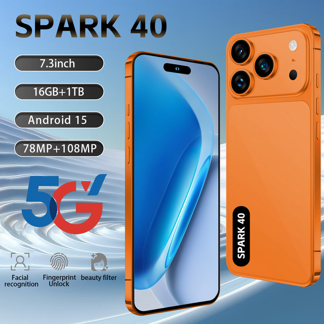 Hot Selling Spark40 Pro 5g Telephone Deca Core Dual SIM 5G LTE Unlocked Smartphone High Quality Smart Cell Phone