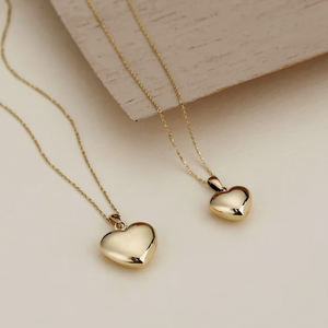 Novel Simple Love Photo Box collana Floating Lock Peach Heart Pictures Box può aprire la collana con ciondolo - Product Image 4