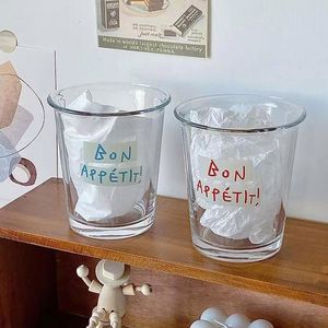 Maxfree – Tasses à café et thé en verre à double paroi de 320 ml, style français, avec impression alphabet, pour espresso et autres boissons - Product Image 2